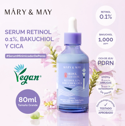 RETINOL 0.1% BAKUCHIOL CICA SEOUL SERUM 